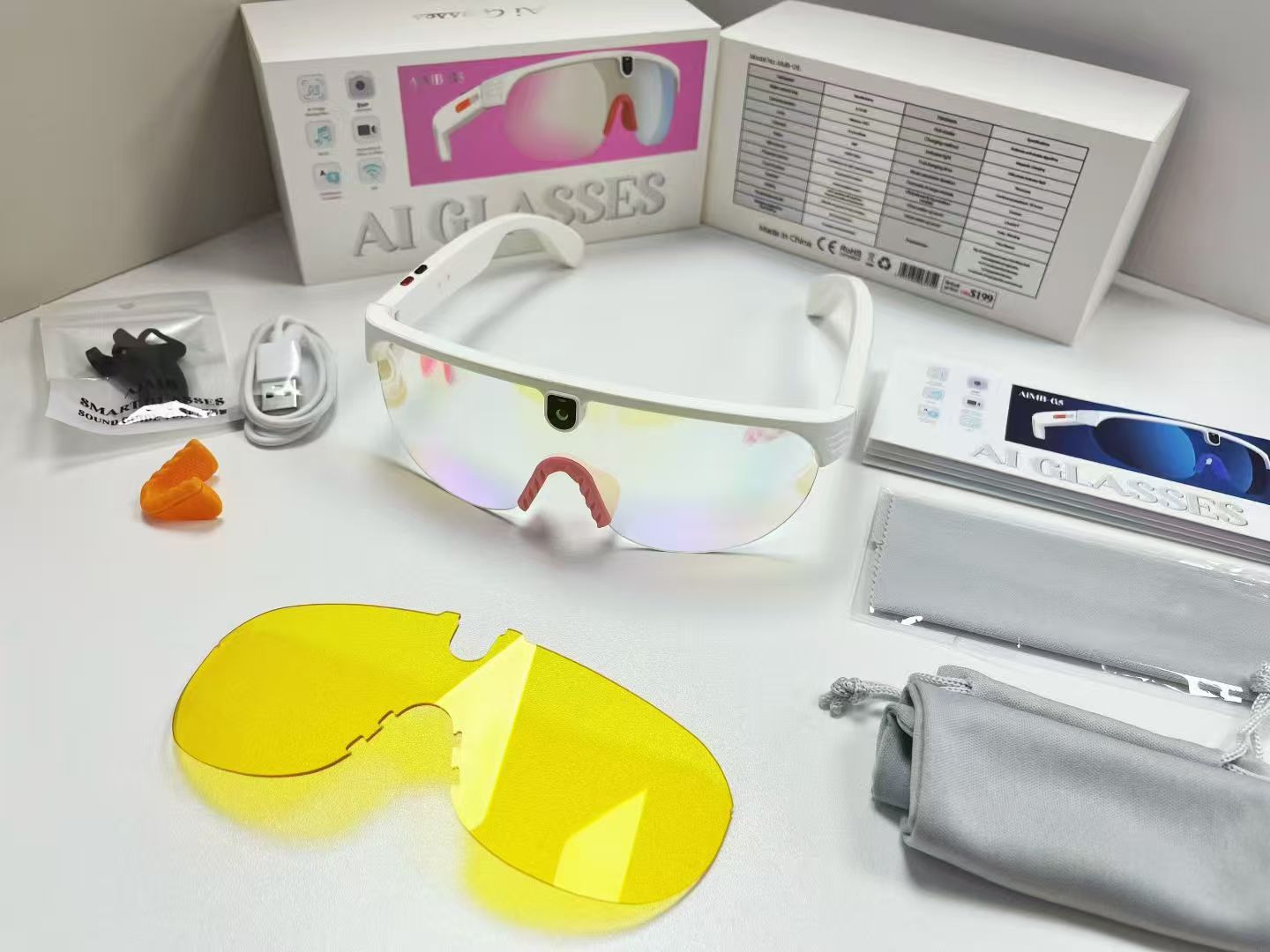AI Sports Smart Glasses