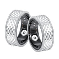 Silver smart ring