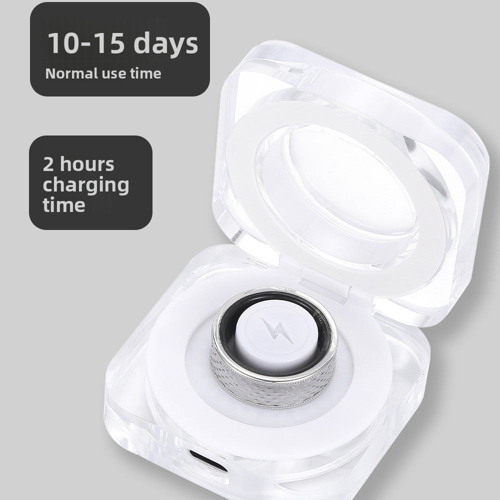 Silver smart ring
