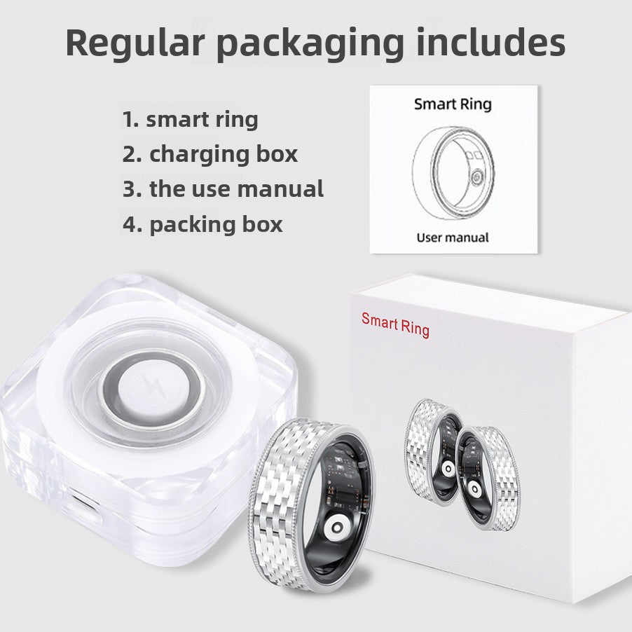 Silver smart ring