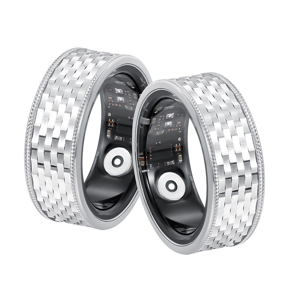 Silver smart ring