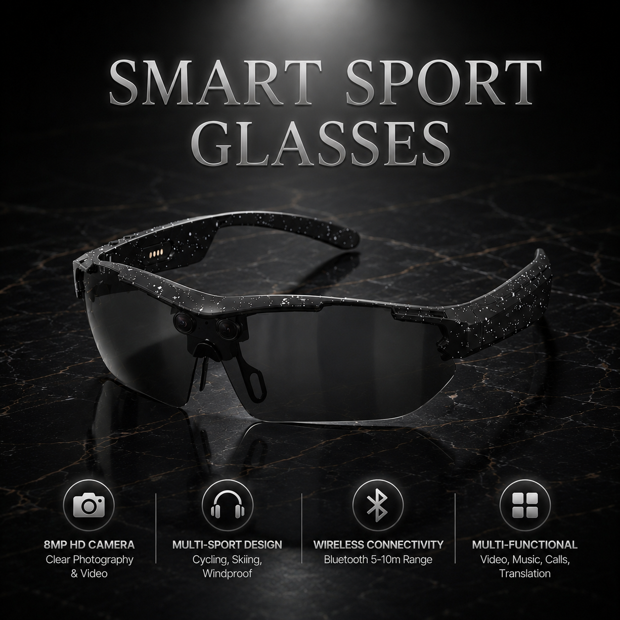 AI Sports Smart Glasses