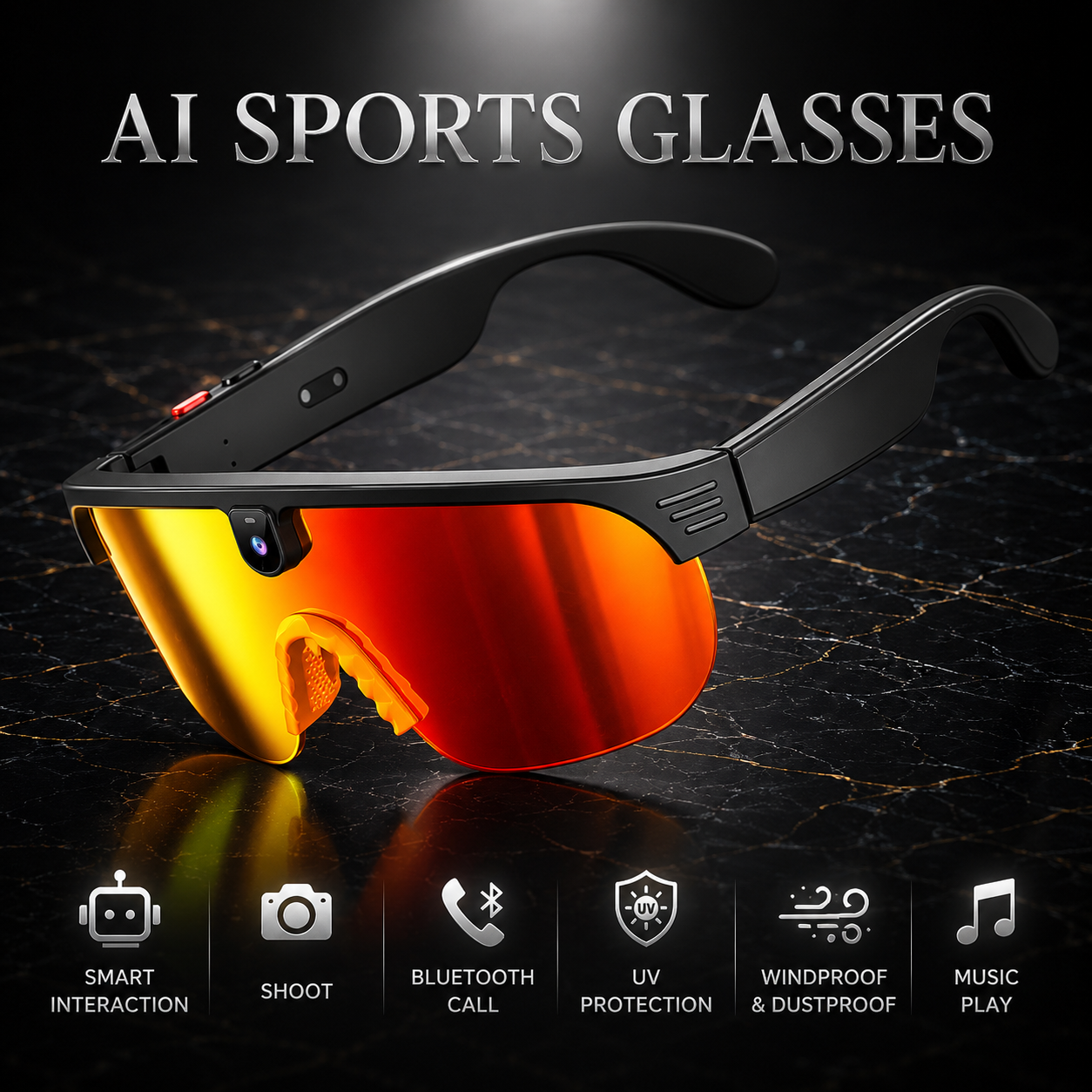 AI Sports Smart Glasses