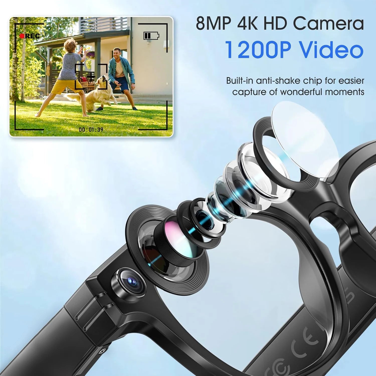 Camera AI Glasses