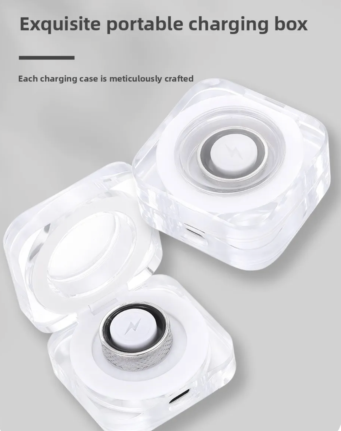 Silver smart ring