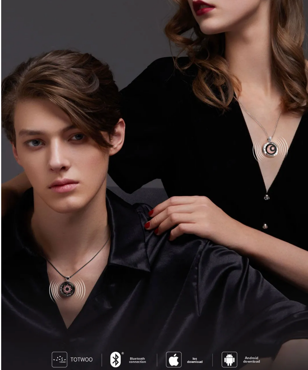 Smart necklace pair