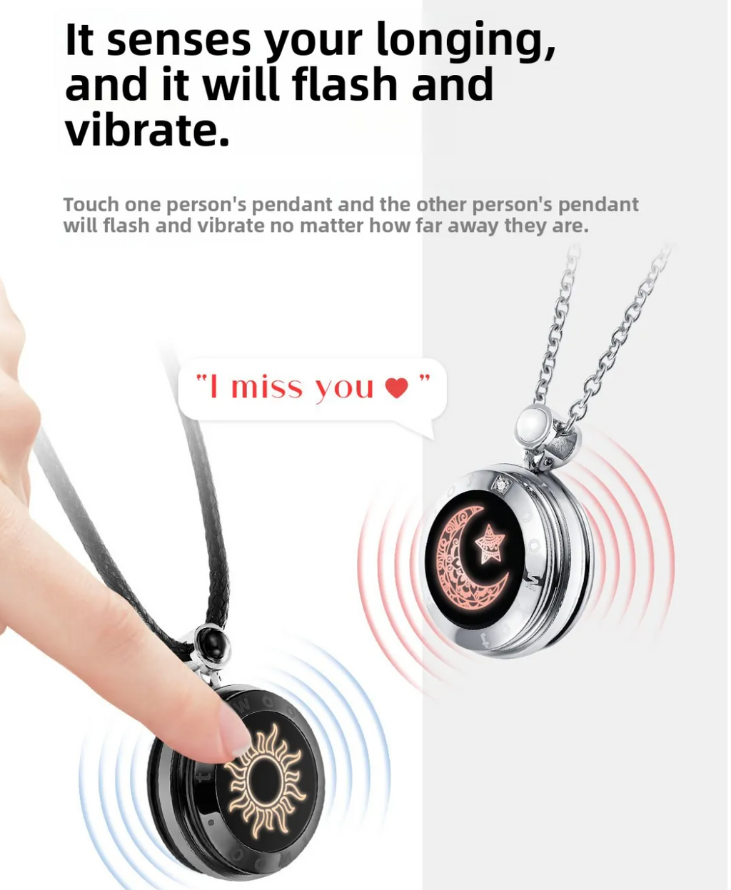 Smart necklace pair