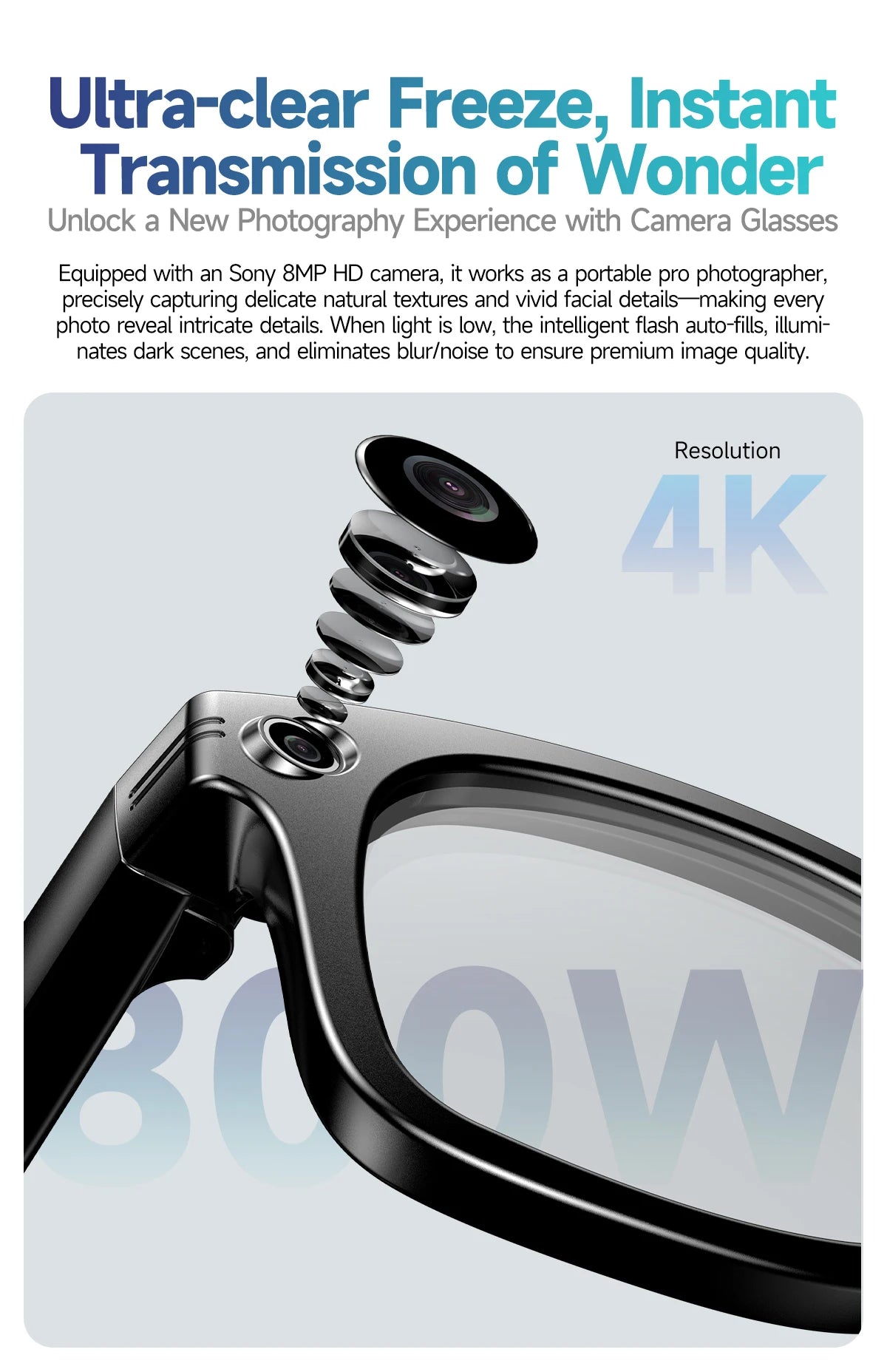 Camera AI Glasses
