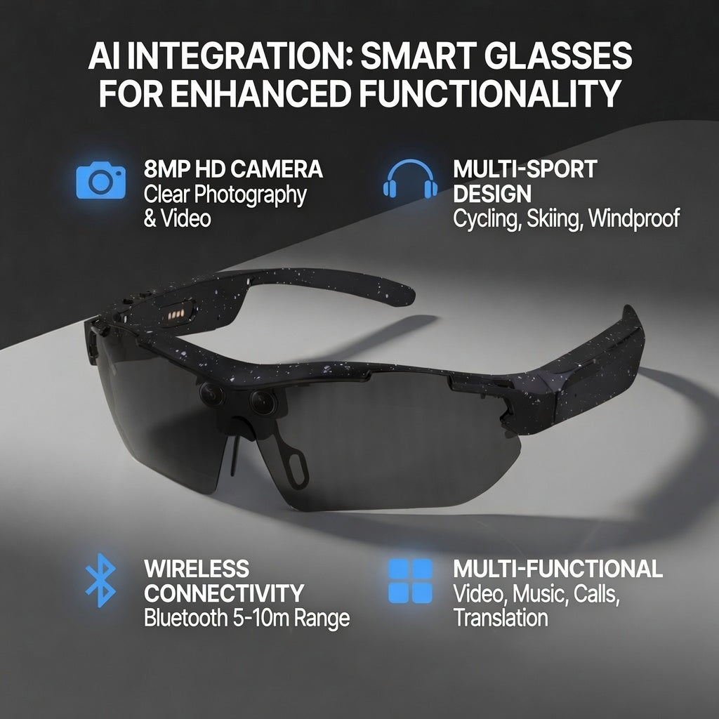 AI Sports Smart Glasses